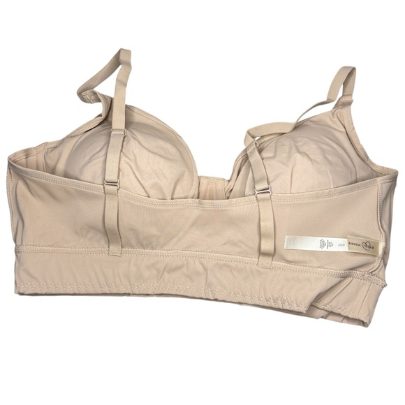 Rhonda Shear 2-pack Butterknit No Wire Underwire Bra Size XL Beige White NWOT - Picture 13 of 16